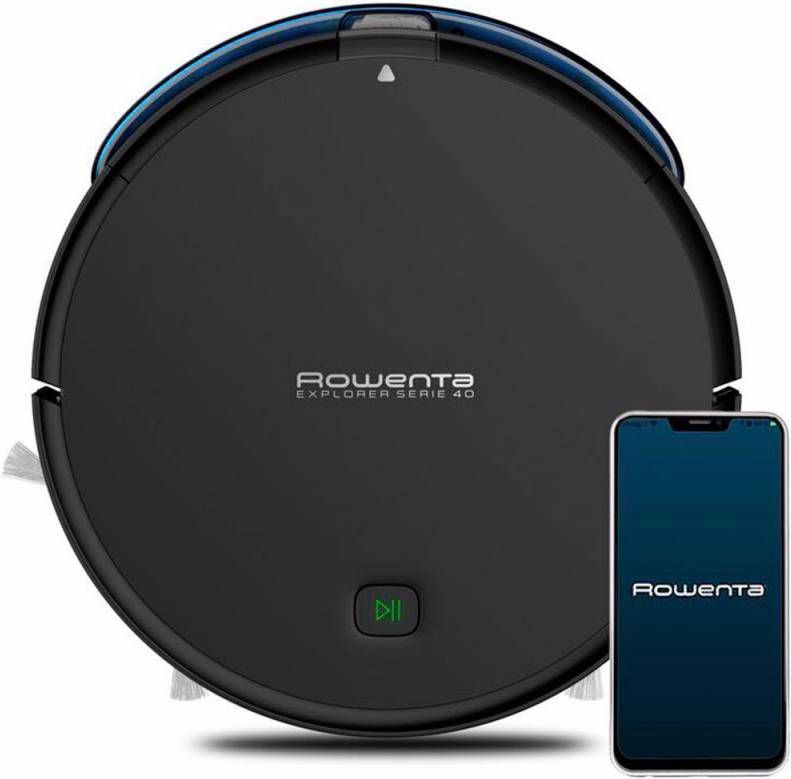 Rowenta Rr7255wh Robotstofzuiger Serie 40 Scrubber Autonomy 2h30 Harde Vloeren Dierenhaar Wifi