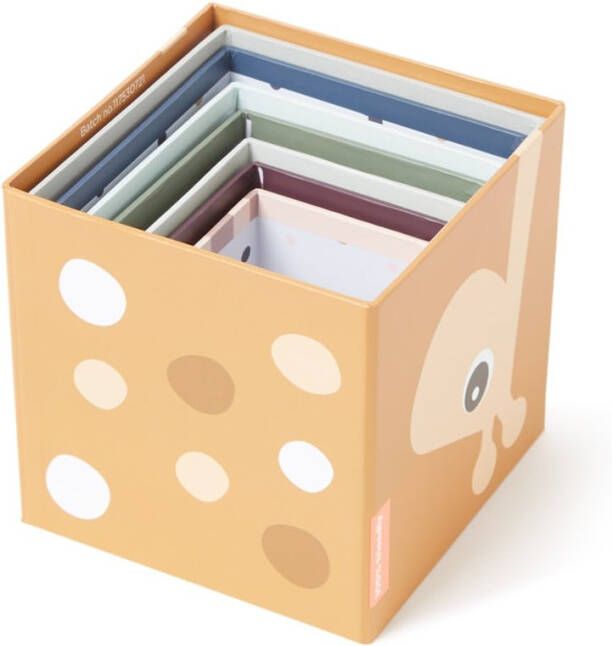 Done by Deer Baby Accessoires Stacking Cubes Deer Friends Wit