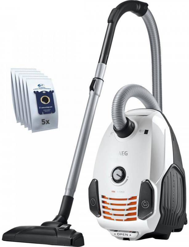AEG VX6 2 IW 5 Stofzuiger met zak Ice White