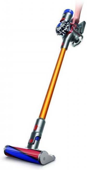 Dyson V8 Absolute snoerloze steelstofzuiger 124 cm nikkel/geel