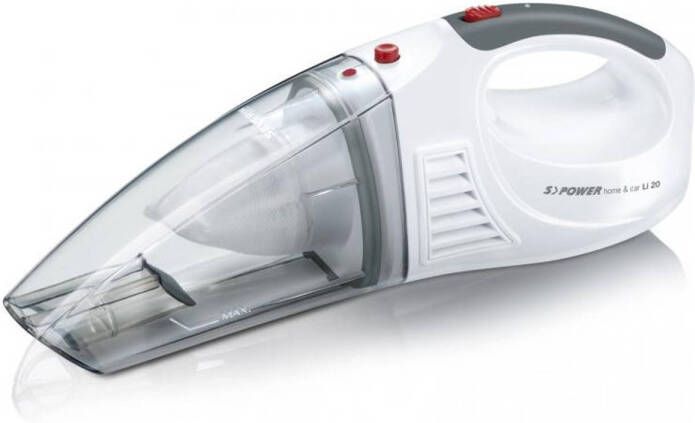 Severin Accu kruimeldief HV 7144 S´POWER home & car Li 20 3 opzetstukken kierenzuigmond met een afneembare borstel voor tussenruimten en een rubbermondstuk voor natzuigen, met wandhouder, inclusief auto's oplaadadapter