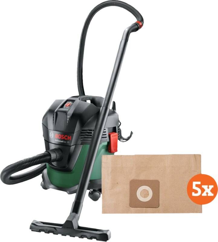 Bosch UniversalVac 15 + filterzakken