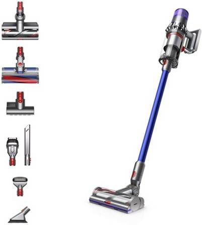 Dyson V11 Absolute Extra snoerloze steelstofzuiger 128 cm blauw