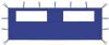VidaXL Prieelzijwand met ramen 6x2 m blauw online kopen