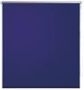 VidaXL Rolgordijn verduisterend 100 x 230 cm marineblauw online kopen