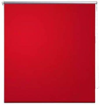 vidaXL Rolgordijn verduisterend 100 x 230 cm rood