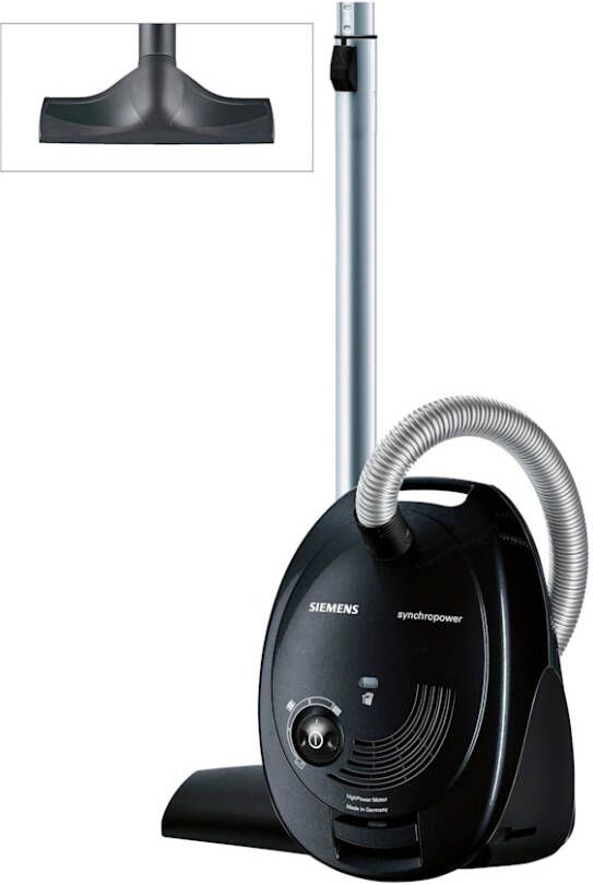 SIEMENS Stofzuiger VS06A212 Hygiënefilter, inclusief kierenzuigmond en meubelzuigmond