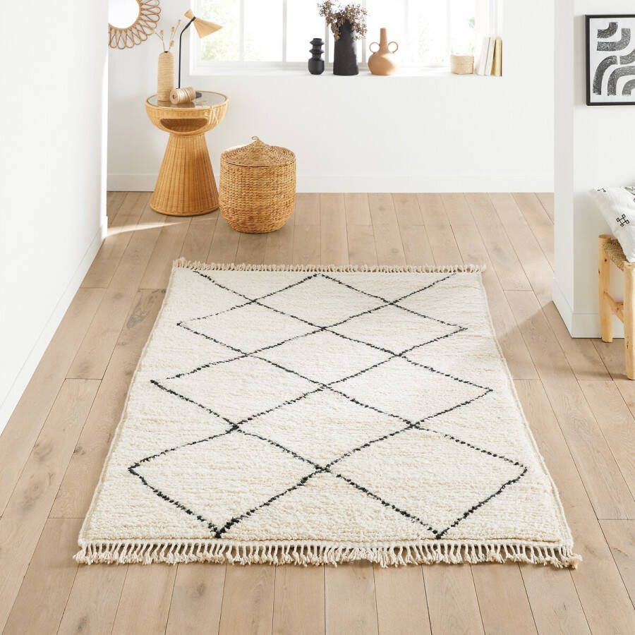 LA REDOUTE INTERIEURS Berber tapijt bé, ni ouarain 100% wol, Atlama