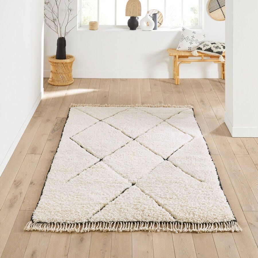 LA REDOUTE INTERIEURS Berber tapijt bé, ni ouarain 100% wol, Atlama