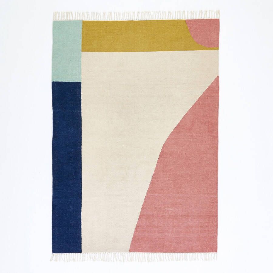 LA REDOUTE INTERIEURS Plat geweven kilim tapijt in wol, Ankara