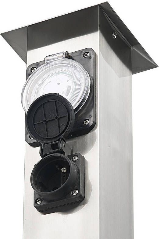 PRIOS Hanka contactdooszuil met timer