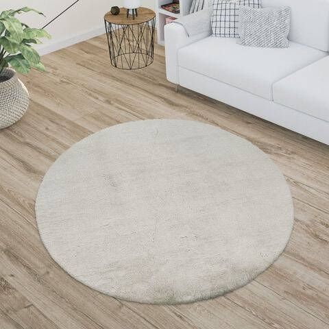 Paco Home Vloerkleed Kunstfell Soft 380 Heerlijk zacht vloerkleed bijzonder zacht, unikleuren, ideaal in de woonkamer & slaapkamer