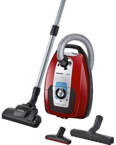 SIEMENS Stofzuiger VSC7AC342 Hygiënefilter ideaal voor allergiepatiënten, lang snoer