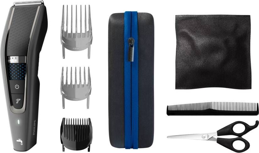 Philips Tondeuse Series 7000 HC7650/15 inclusief kapperset, trim n flow per