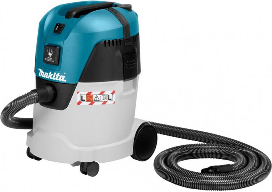 Makita Stofzuiger voor stof en water 230 V blauw en zilverkleurig