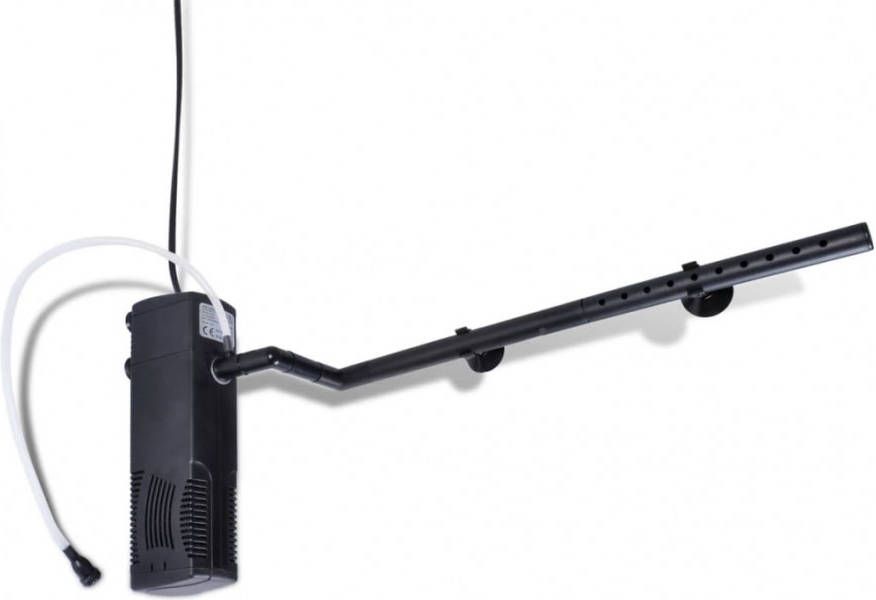 VIDAXL Aquarium Filter Pomp met actieve koolstof 800L/u