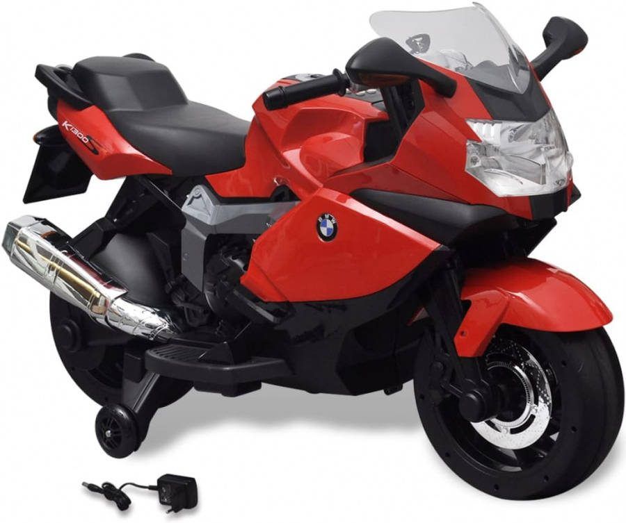 VIDAXL Elektrische motor BMW 283 rood 6 V