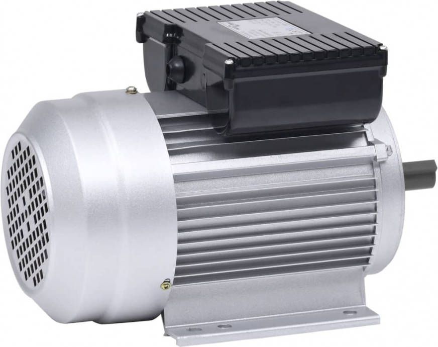 vidaXL Elektromotor 1 fase 1, 5 kW/2 kp 2 polig 2800 rpm aluminium