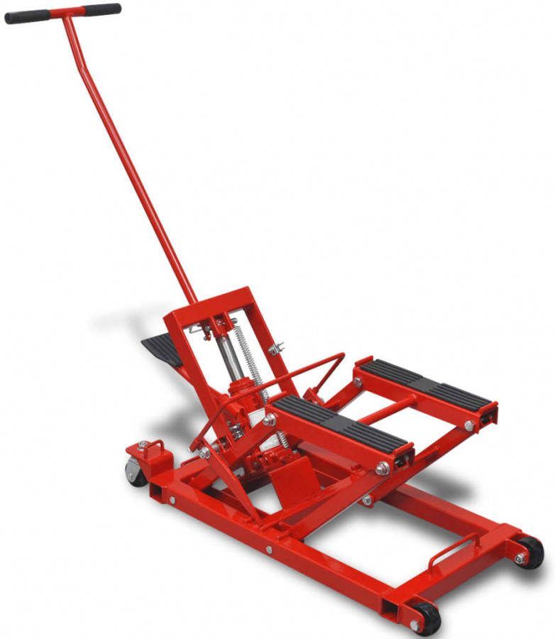 VIDAXL Hydraulische motor/ATV krik 680 kg rood