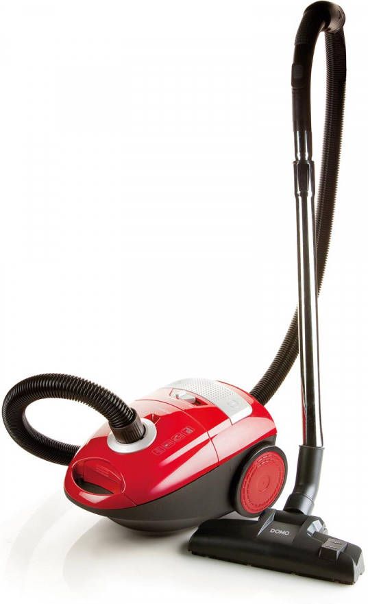 Domo stofzuiger met zak Compact 2, 5 liter, rood