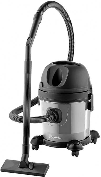 HSP Hanseshopping Clever Clean 3 in 1 Premium multifunctionele stofzuiger incl. luchtblaasfunctie, inhoud 20 ltr. Zwart/Grijs